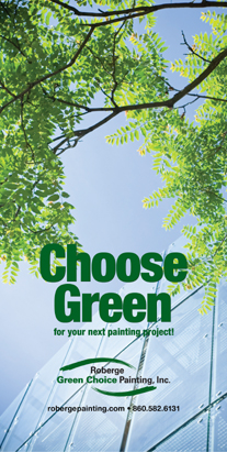 Earth Friendly Painting Contractor, Green Choice by Roberge Painting Company, Environmentally Responsible Painting